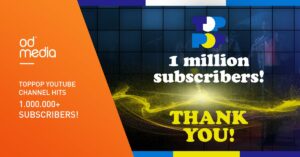 TopPop YouTube channel hits 1.000.000+ subscribers!