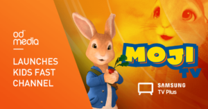 Samsung TV Plus to Launch ODMedia’s Kids Channel MojiTV March 10th in The Netherlands